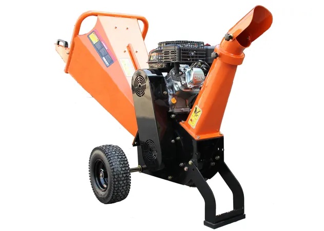 Versatile gasoline Powered Wood Chipper Sharp Blades, Strong Torque, Excellent Chip Quality