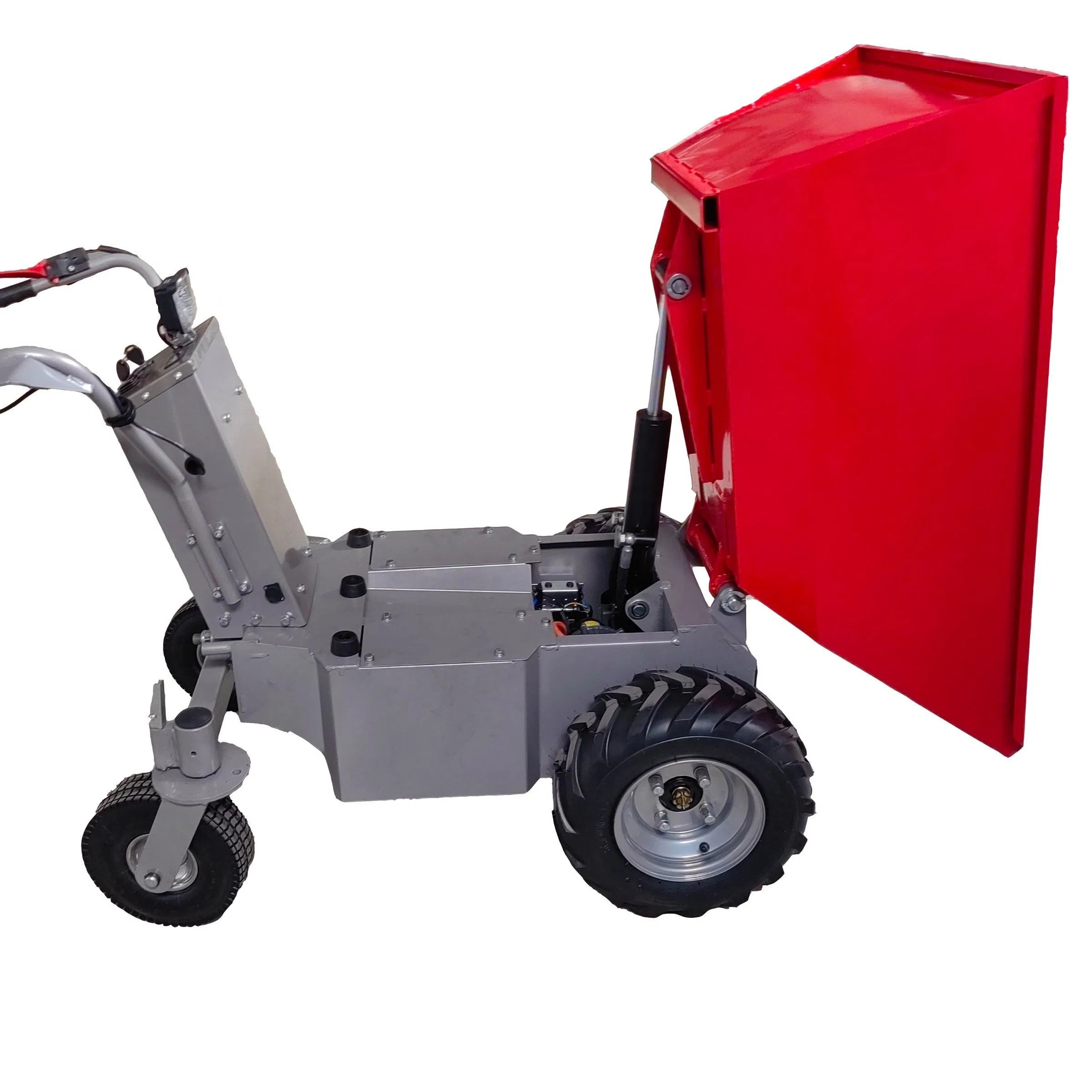 Safe Operation Electric Tracked Mini Dumper for Green Farm Landscape Transport Work