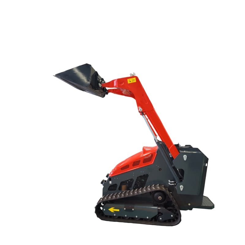 Compact Skid Steer Loader with Multiple Attachments for Construction Work