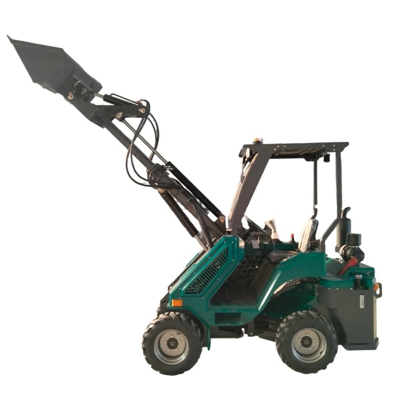 Nt-Ml500 500kg Loading Capacity Mini Wheel Loader Kubota D1105 Engine 4 Wheel Drive Hydraulic Articulated Small Loader 0.3m³ Bucket Construction & Agricultural