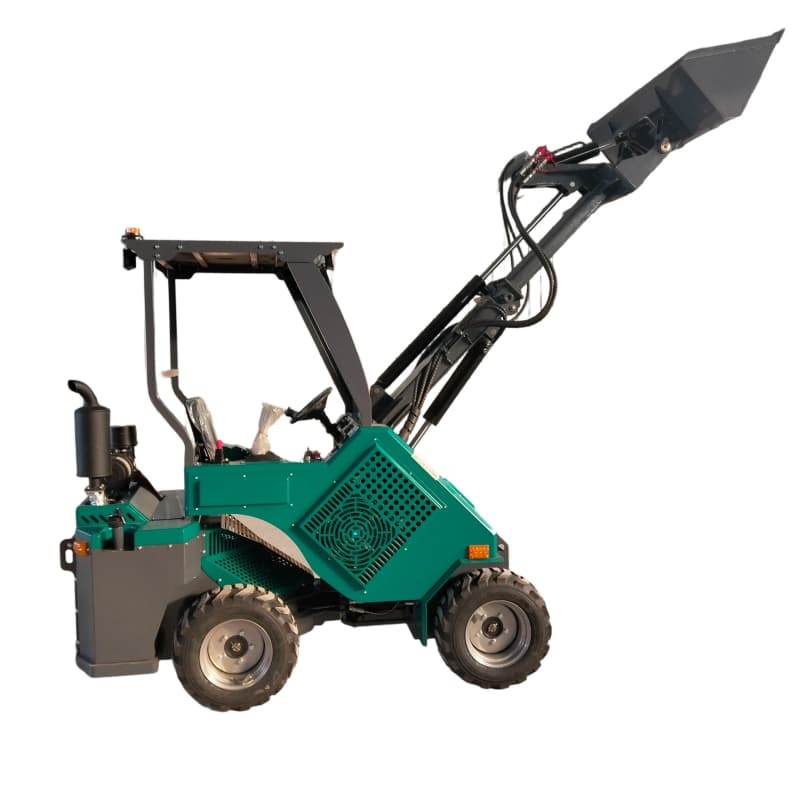 Nt-Ml500 500kg Loading Capacity Mini Wheel Loader Kubota D1105 Engine 4 Wheel Drive Hydraulic Articulated Small Loader 0.3m³ Bucket Construction & Agricultural