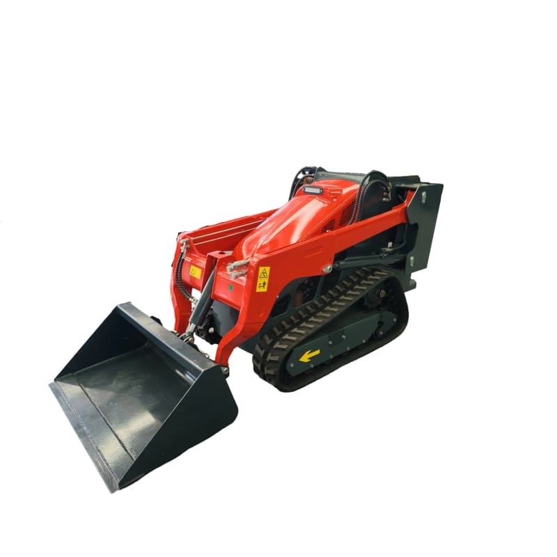 Compact Skid Steer Loader with Multiple Attachments for Construction Work