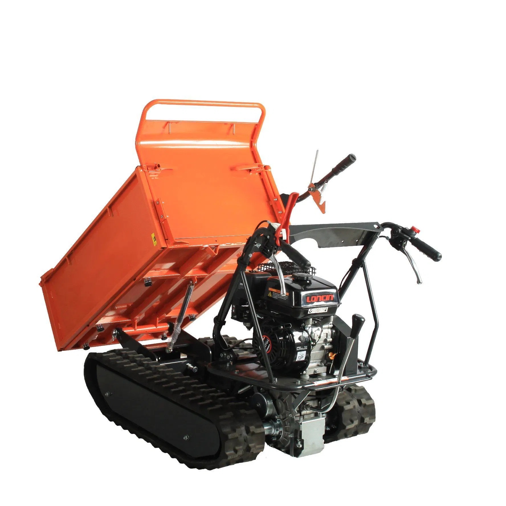 Gasoline Loading Capacity Tipping Track Compact Design for Garden Mini Dumper