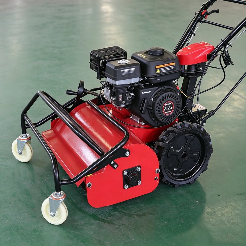 7HP 212cc Gasoline Engine Recoil Start 600mm Cutting Width Mowering Height Range of 40-1600mm 48 Blades Heavy Duty Flail Mower