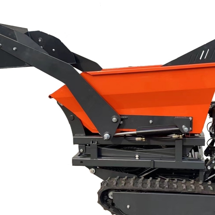 High Efficiency Gasoline Crawler Dumper with 500kgs Loading Capacity