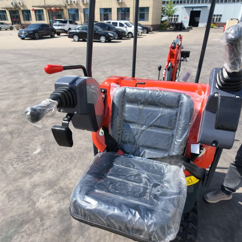 1ton CE Hydraulic Crawler Excavator with Hydraulic Thumb for Livestock Farm & Scrap Handling
