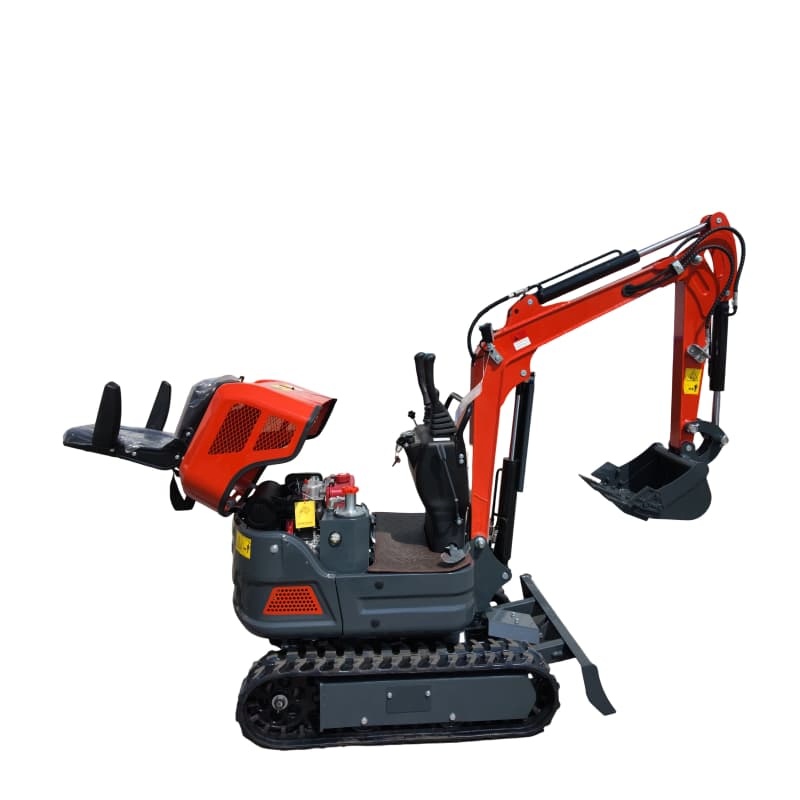 Compact Hydraulic Excavator Mini Backhoe with 1600mm Digging Depth, 2580mm Excavation Height and 30° Climbing Ability