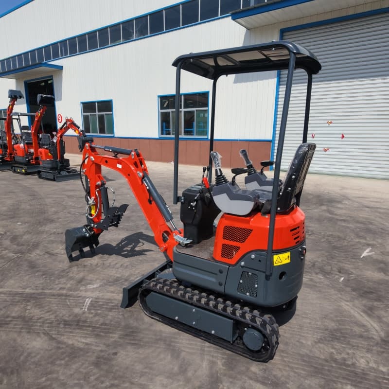 1ton CE Hydraulic Crawler Excavator with Hydraulic Thumb for Livestock Farm & Scrap Handling