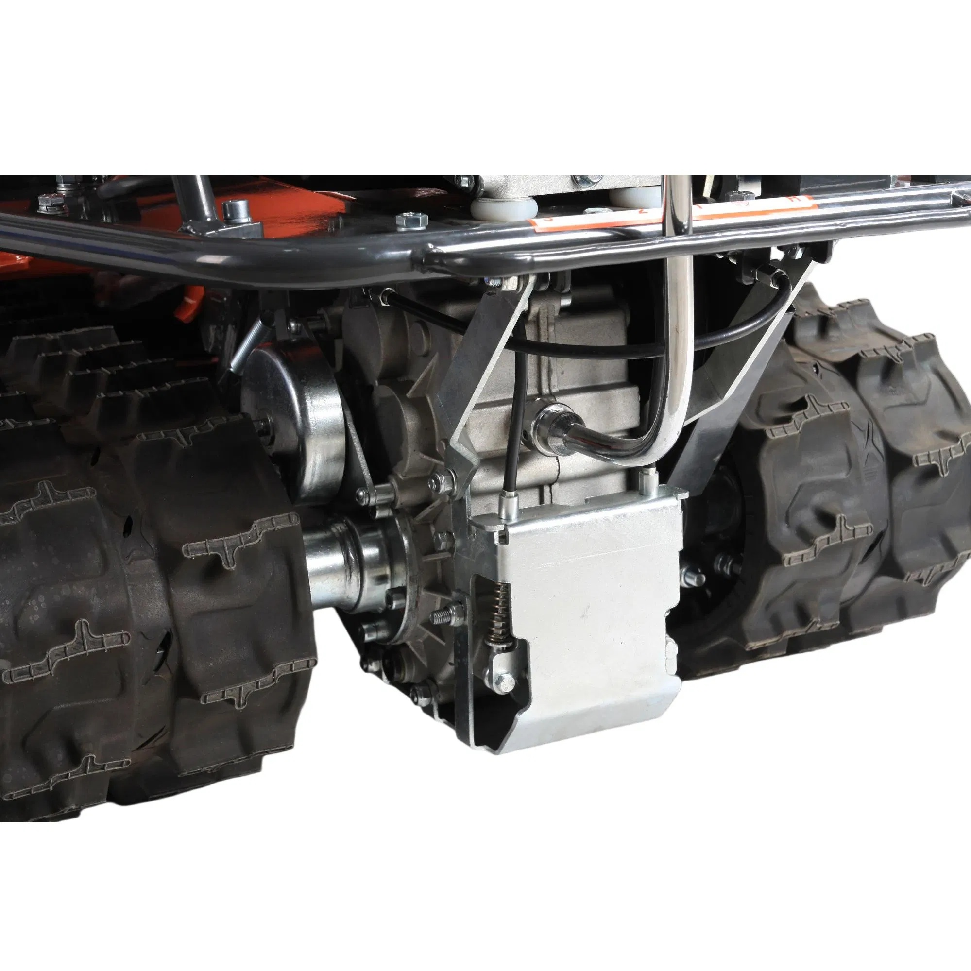 High Performance 196cc Gas Engine 300kg Loading Manual Tipping Compact Design All Terrain Crawler Chassis for Farming and Construction Motorized Mini Dumper
