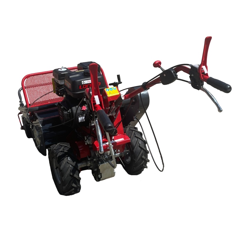 Rotary Disc Mower, Self-Propelled Gasoline Powered Mower for Forage Grass Cutting and Garden Use