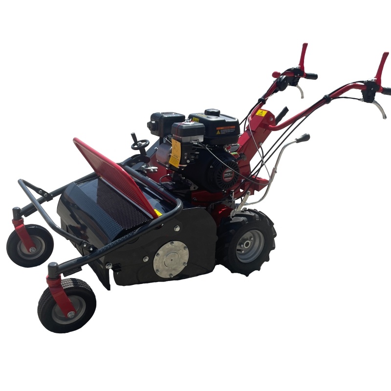 Rotary Disc Mower, Self-Propelled Gasoline Powered Mower for Forage Grass Cutting and Garden Use