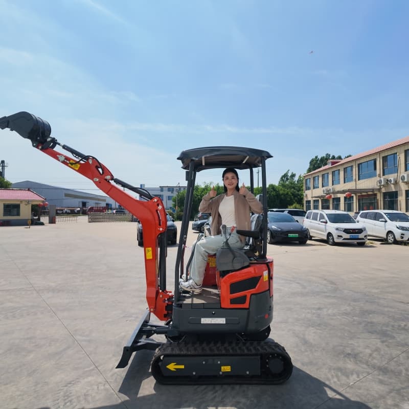 1400kg Compact Mini Excavator 360 Degree Rotation for Trenching Work