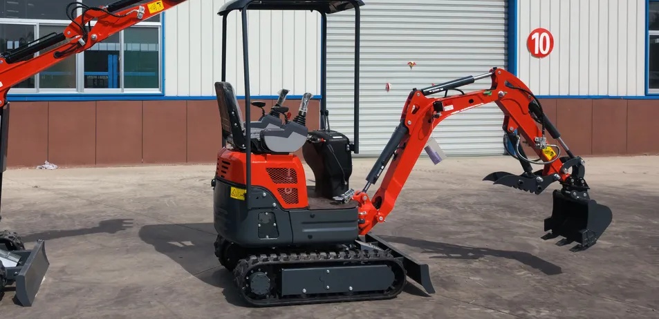1ton CE Hydraulic Crawler Excavator with Hydraulic Thumb for Livestock Farm & Scrap Handling