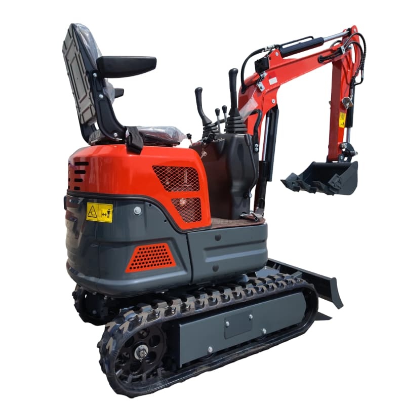 Compact Hydraulic Excavator Mini Backhoe with 1600mm Digging Depth, 2580mm Excavation Height and 30° Climbing Ability